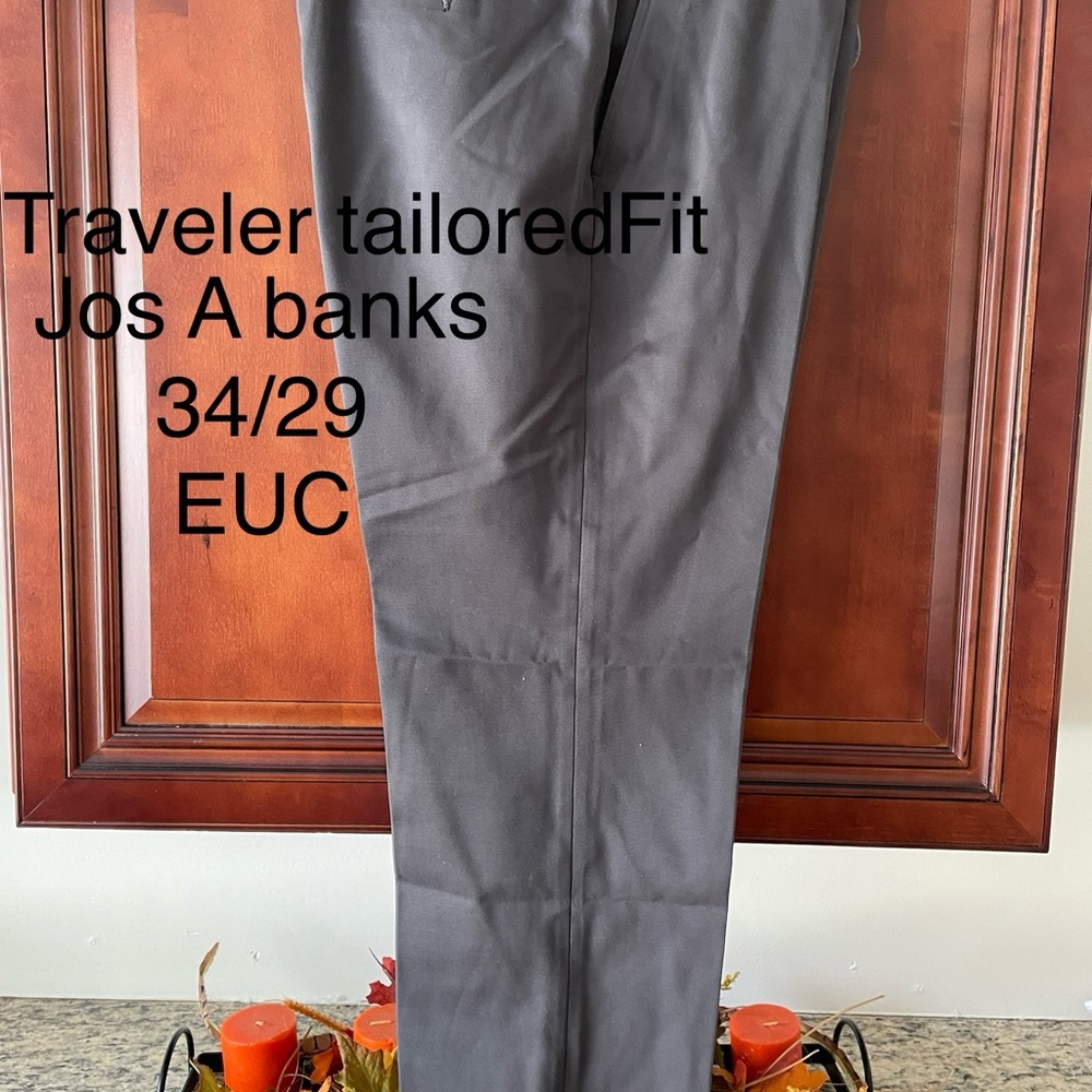 Jos. A. Bank Men's Gray Dress Pants